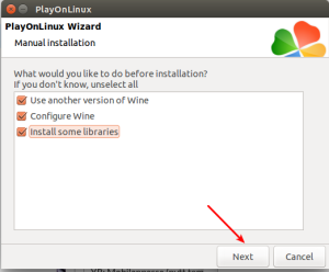 Configure installation type